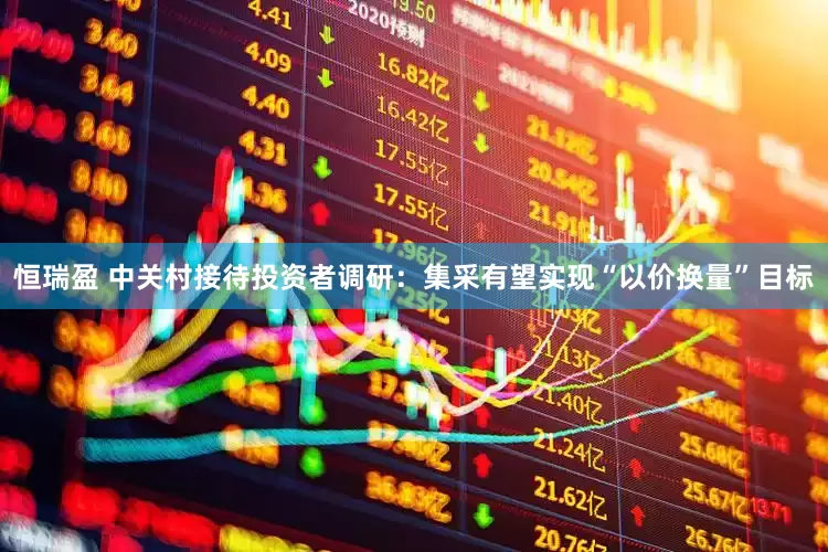 恒瑞盈 中关村接待投资者调研：集采有望实现“以价换量”目标